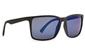 Alternate Product View 1 for Lesmore Sunglasses BLK SAT/BLU FLSH PLR