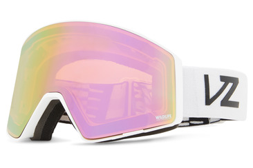 VonZipper Sizzle Snow Goggle,White Gloss Frame/Gold Chrome Lens,One Size