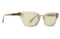 Jinx Sunglasses Oyster / Light Green Lens Color Swatch Image