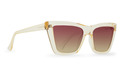 Stiletta Sunglasses CHAMPAGNE/PINK GRAD Color Swatch Image