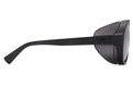 Alternate Product View 4 for Esker Sunglasses BLK GLOSS/SIL CHROME