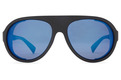 Alternate Product View 2 for Esker Sunglasses BLK SAT/BLU FLSH PLR