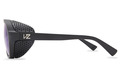 Alternate Product View 5 for Esker Polarized Plus Sunglasses BLK SAT/BLU FLSH PLR