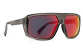 Alternate Product View 1 for Quazzi Sunglasses GREY TRANS SATIN/BLK-FIRE