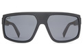 Alternate Product View 2 for Quazzi Polarized Sunglasses BLK SAT/VIN GRY POLR