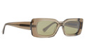 Radio Sunglasses OYSTER/LIGHT GREEN Color Swatch Image