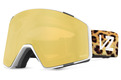 CAPSULE SNOW GOGGLE GLOSS WHITE SNOW LEAPORD / WILD GOLD CHROME  Color Swatch Image