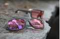 Alternate Product View 6 for Approach Sunglasses GREY TRANS SAT/ROSE BLU F
