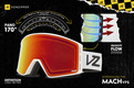 Alternate Product View 2 for Mach V.F.S. Snow Goggles RED