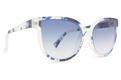 Fairchild Sunglasses Acid Wash Blue / Grey Blue Gradient Lens Color Swatch Image