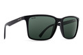 Lesmore Polarized Sunglasses Black Gloss / Wildlife Vintage Grey Polarized Lens Color Swatch Image