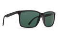 Lesmore Polarized Sunglasses Black Satin / WildLife Vintage Grey Polarized Color Swatch Image