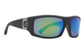 Clutch Polarized Sunglasses BLK SAT/GRN GLS POLR Color Swatch Image