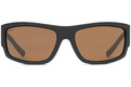 Alternate Product View 2 for Semi Polarized Sunglasses BLK SFT SAT/BRZ POLR