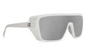 Defender Sunglasses WHT SAT/SIL CHR GRAD Color Swatch Image