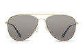 Alternate Product View 2 for Farva Sunglasses SILVER/GREY CHROME